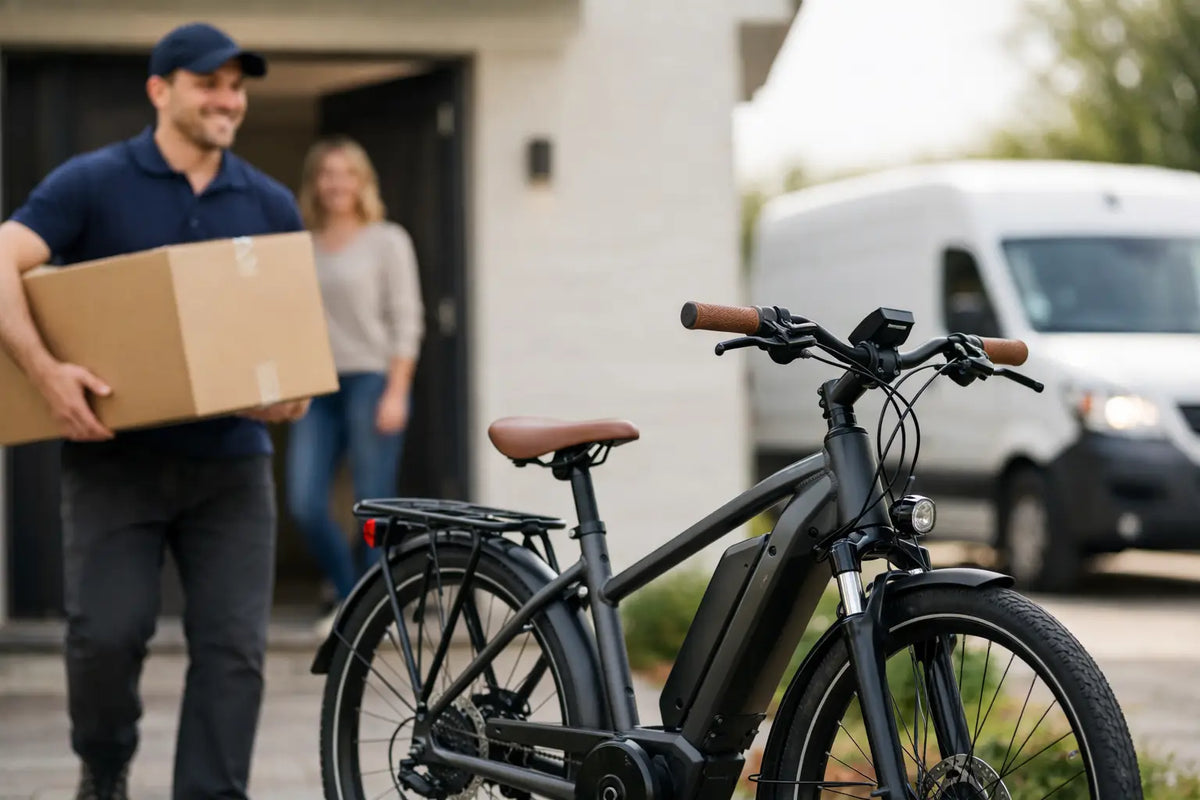 Gratis elektrische fiets thuisbezorgd ontvangen
