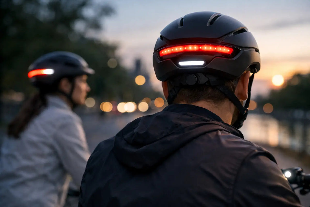 Slimme fietshelm met verlichting voor elke rit