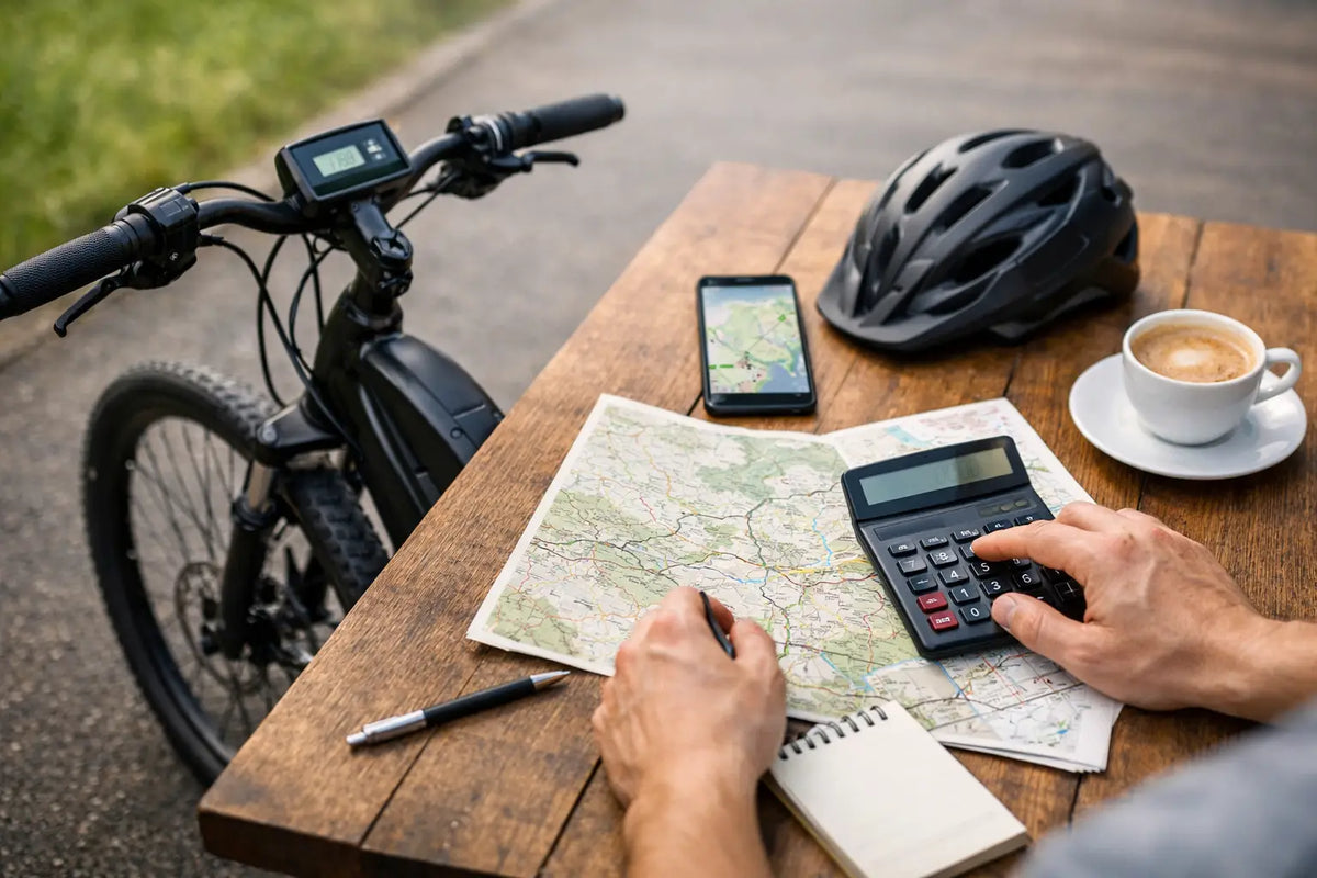 Actieradius elektrische fiets berekenen in 5 stappen