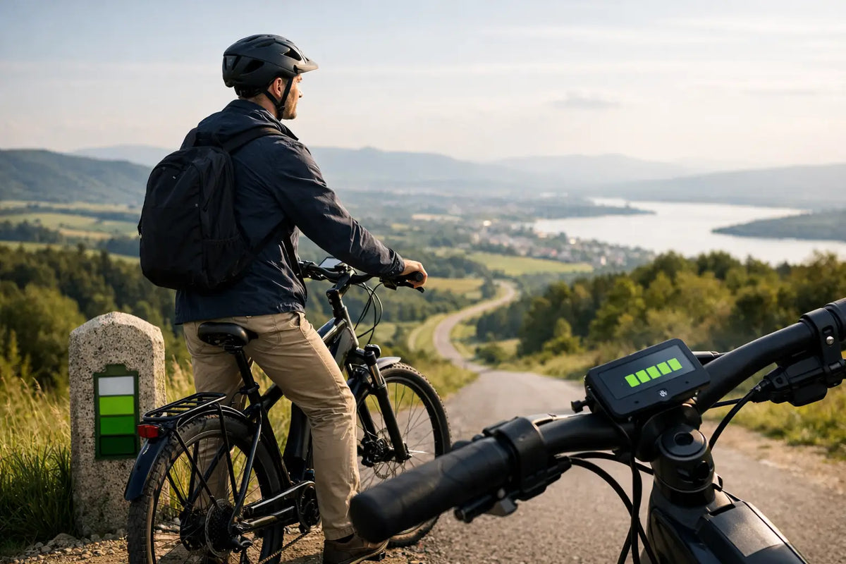 Hoe ver rijdt een e-bike op één acculading?