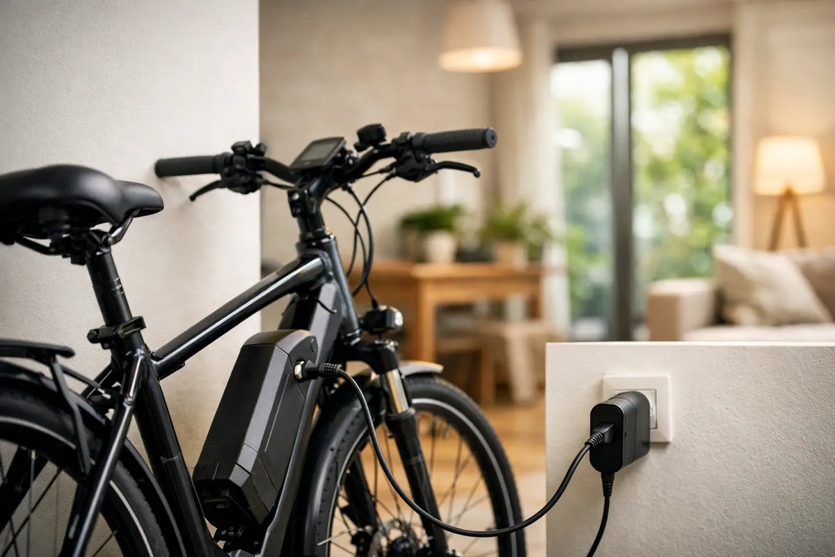 Elektrische fiets thuis opladen zonder zorgen