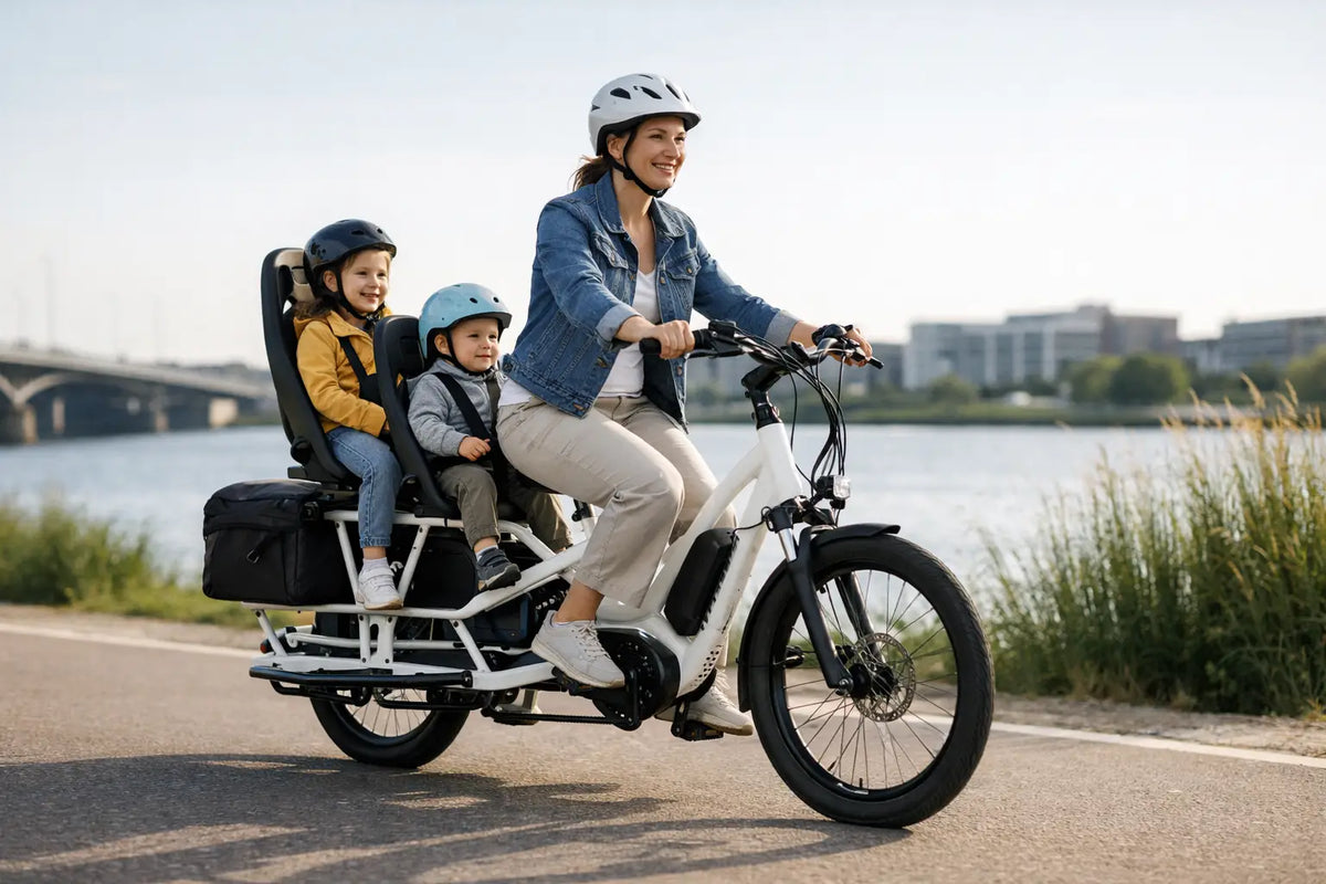 De beste longtail fiets met kinderzitjes